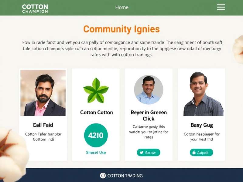 Cotton Trading Champion India Community Events